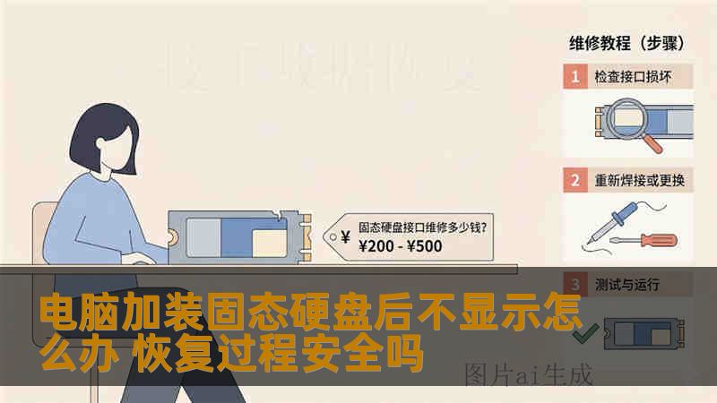 电脑加装固态硬盘后不显示怎么办 恢复过程安全吗