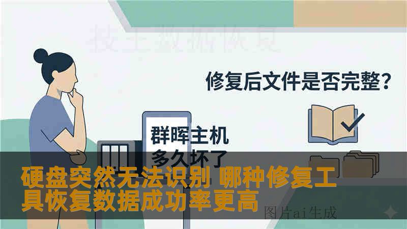 硬盘突然无法识别 哪种修复工具恢复数据成功率更高
