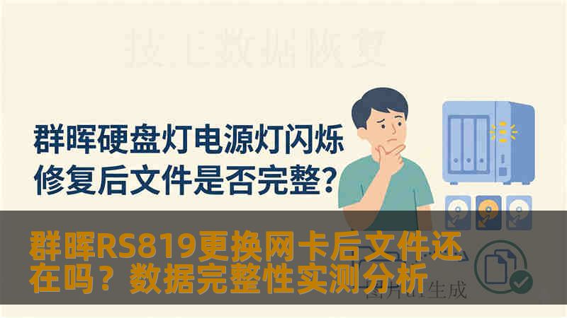 群晖RS819更换网卡后文件还在吗？数据完整性实测分析