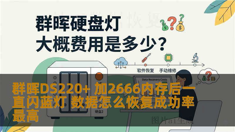 群晖DS220+ 加2666内存后一直闪蓝灯 数据怎么恢复成功率最高 群晖DS220+ 加2666内存后一直闪蓝灯 数据怎么恢复成功率最高