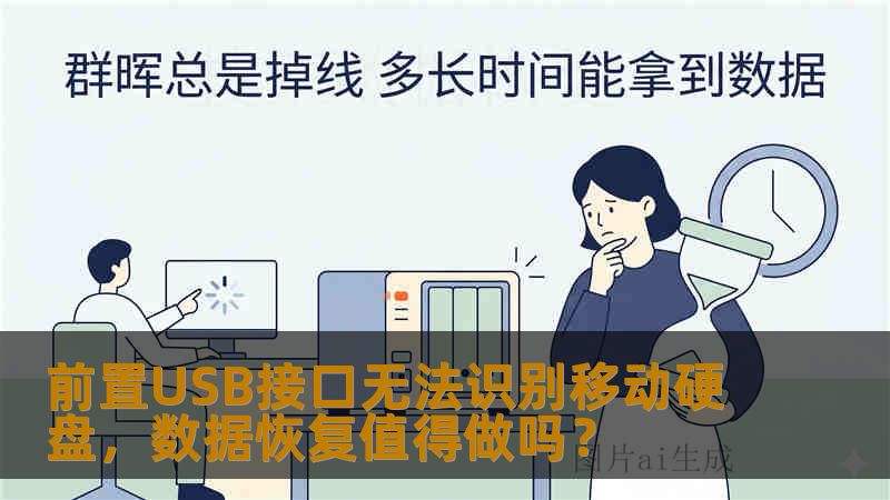 前置USB接口无法识别移动硬盘，数据恢复值得做吗？