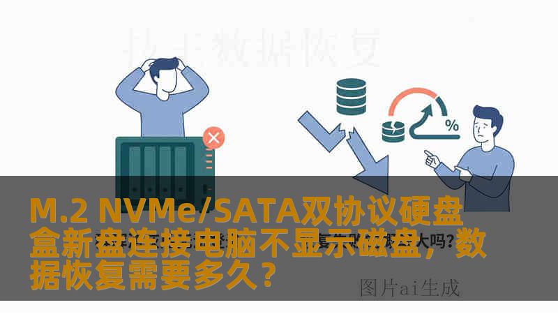 M.2 NVMe/SATA双协议硬盘盒新盘连接电脑不显示磁盘,数据恢复需要多久? M.2 NVMe/SATA双协议硬盘盒新盘连接电脑不显示磁盘,数据恢复需要多久?