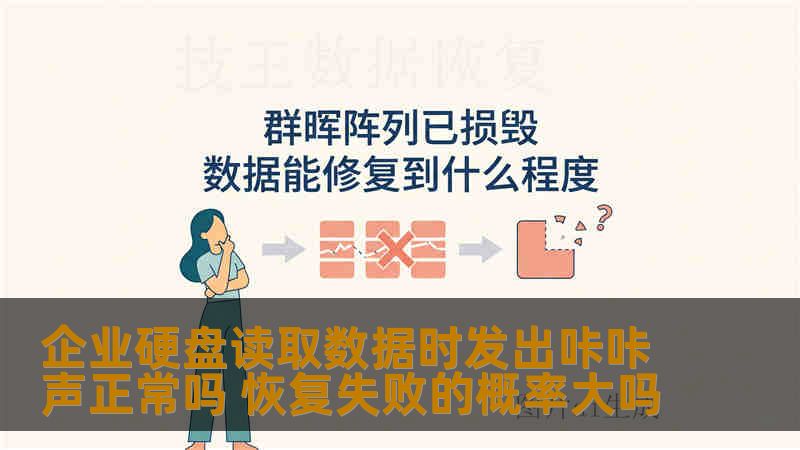 企业硬盘读取数据时发出咔咔声正常吗 恢复失败的概率大吗