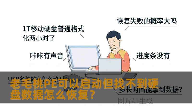 老毛桃PE可以启动但找不到硬盘数据怎么恢复？