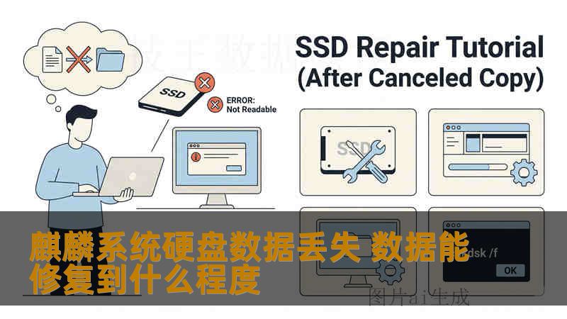 麒麟系统硬盘数据丢失 数据能修复到什么程度