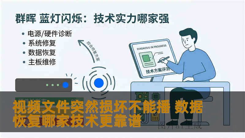 视频文件突然损坏不能播 数据恢复哪家技术更靠谱