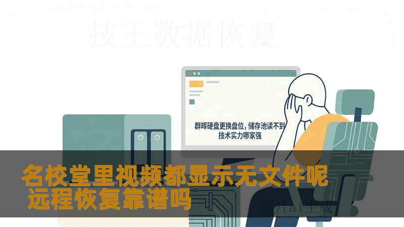 名校堂里视频都显示无文件呢 远程恢复靠谱吗