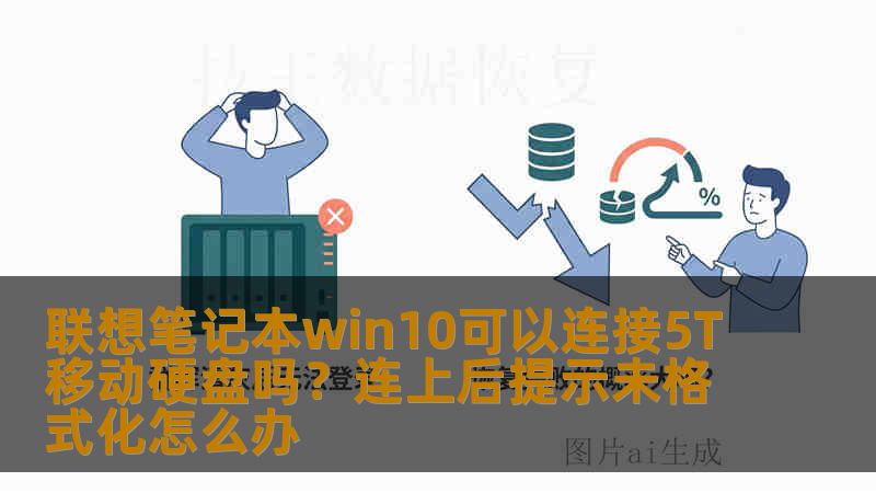 联想笔记本win10可以连接5T移动硬盘吗?连上后提示未格式化怎么办 联想笔记本win10可以连接5T移动硬盘吗?连上后提示未格式化怎么办