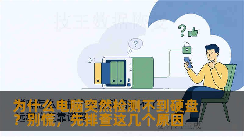 为什么电脑突然检测不到硬盘？别慌，先排查这几个原因
