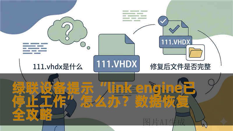 绿联设备提示“link engine已停止工作”怎么办？数据恢复全攻略