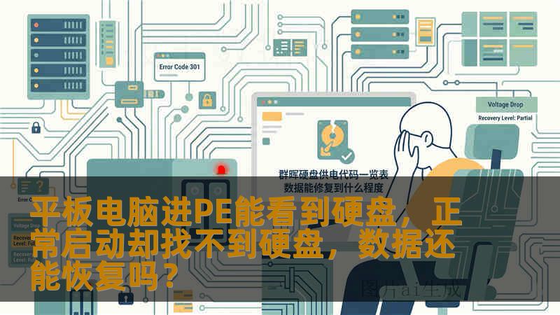 平板电脑进PE能看到硬盘,正常启动却找不到硬盘,数据还能恢复吗? 平板电脑进PE能看到硬盘,正常启动却找不到硬盘,数据还能恢复吗?