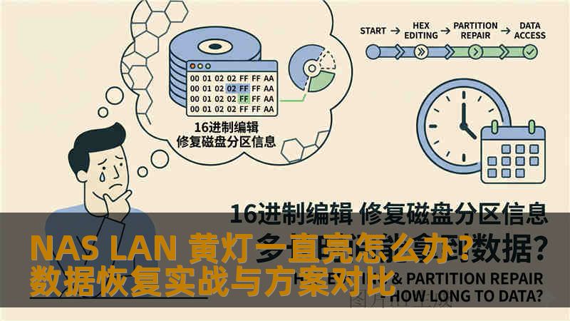 NAS LAN 黄灯一直亮怎么办？数据恢复实战与方案对比