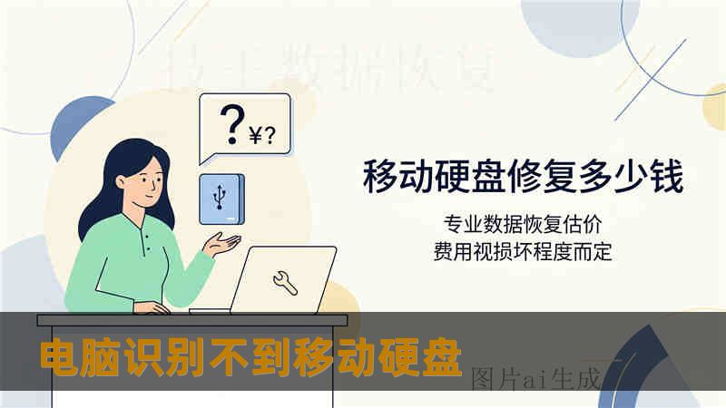 电脑识别不到移动硬盘