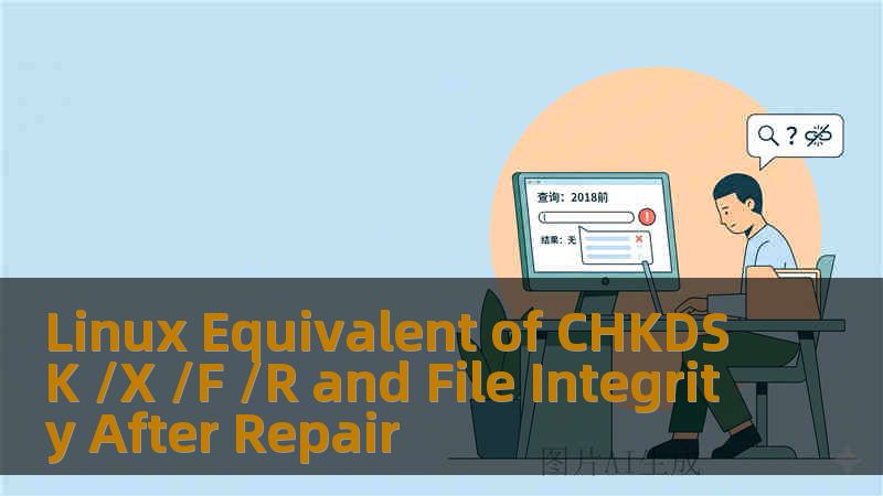 Linux Equivalent of CHKDSK /X /F /R and File Integrity After Repair