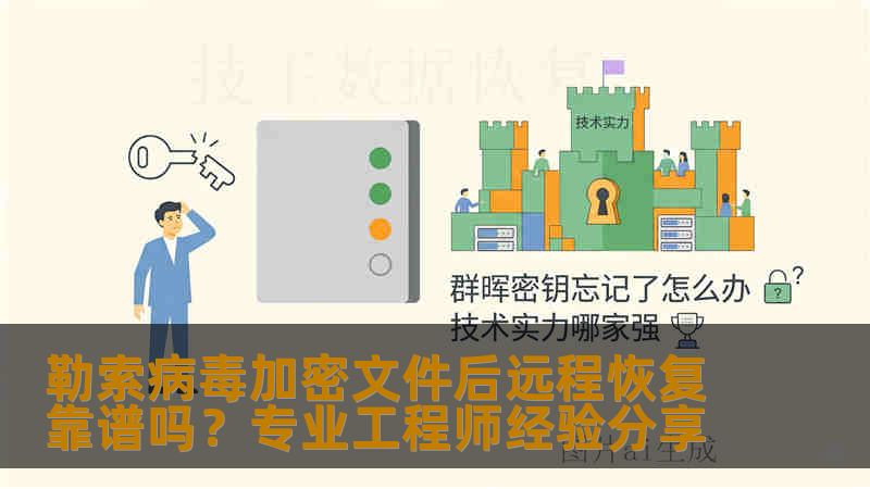 勒索病毒加密文件后远程恢复靠谱吗？专业工程师经验分享