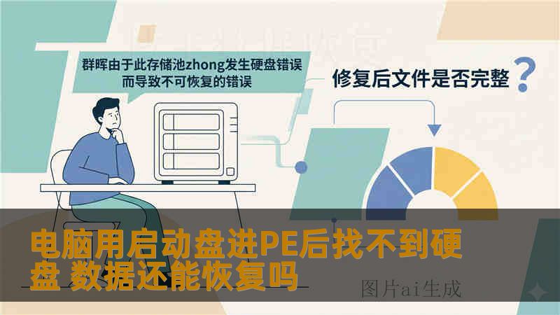 电脑用启动盘进PE后找不到硬盘 数据还能恢复吗
