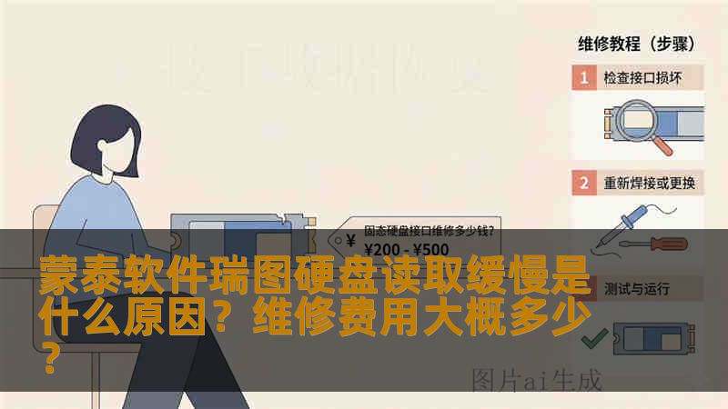 蒙泰软件瑞图硬盘读取缓慢是什么原因？维修费用大概多少？
