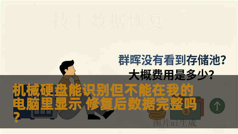机械硬盘能识别但不能在我的电脑里显示 修复后数据完整吗？