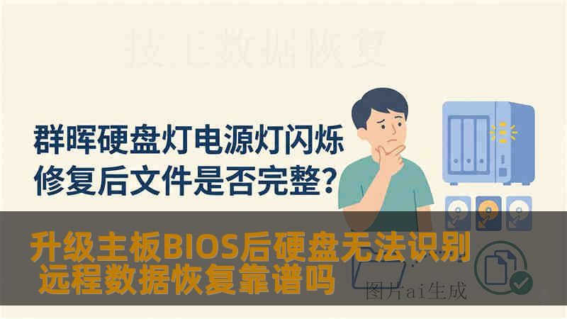 升级主板BIOS后硬盘无法识别 远程数据恢复靠谱吗