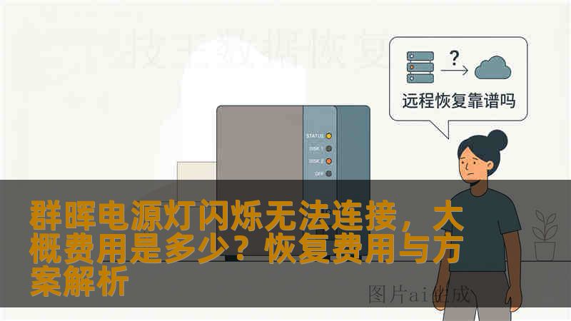 群晖电源灯闪烁无法连接，大概费用是多少？恢复费用与方案解析