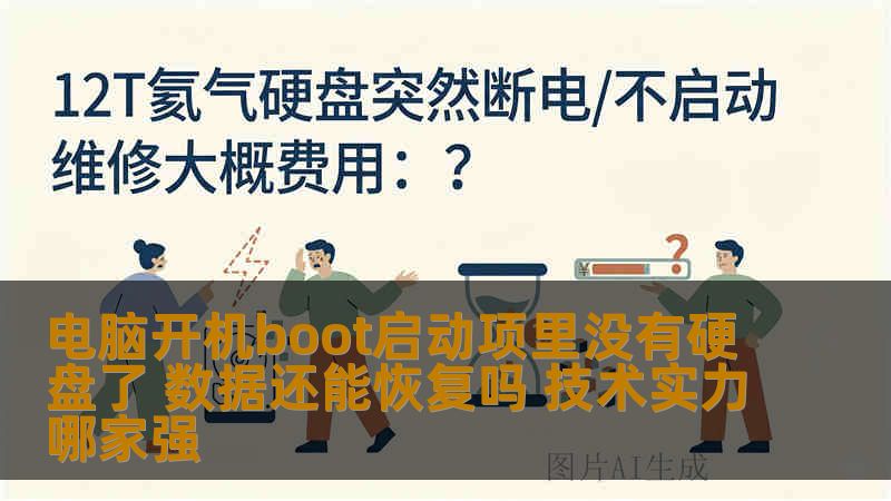 电脑开机boot启动项里没有硬盘了 数据还能恢复吗 技术实力哪家强
