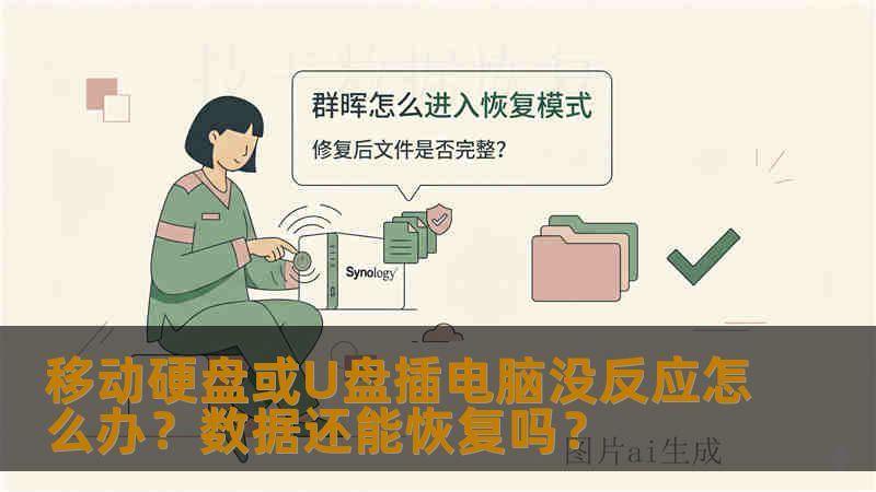 移动硬盘或U盘插电脑没反应怎么办？数据还能恢复吗？