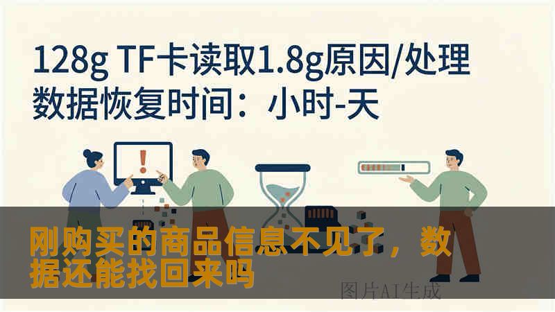 刚购买的商品信息不见了，数据还能找回来吗