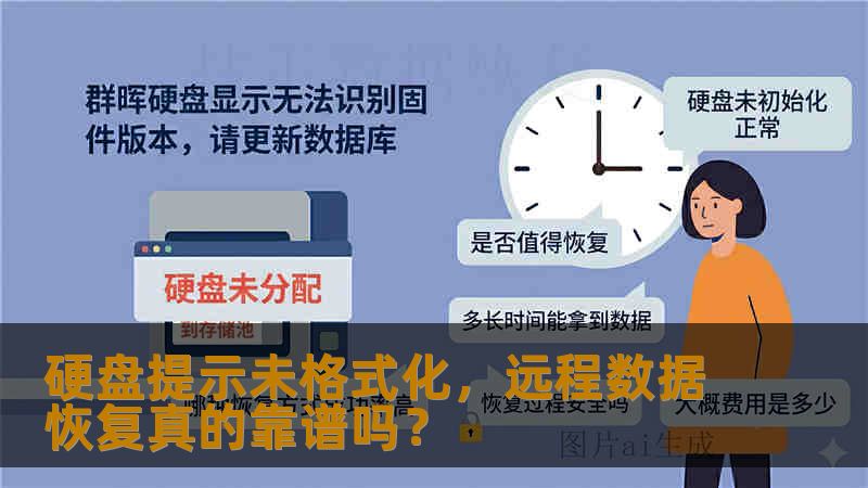 硬盘提示未格式化，远程数据恢复真的靠谱吗？