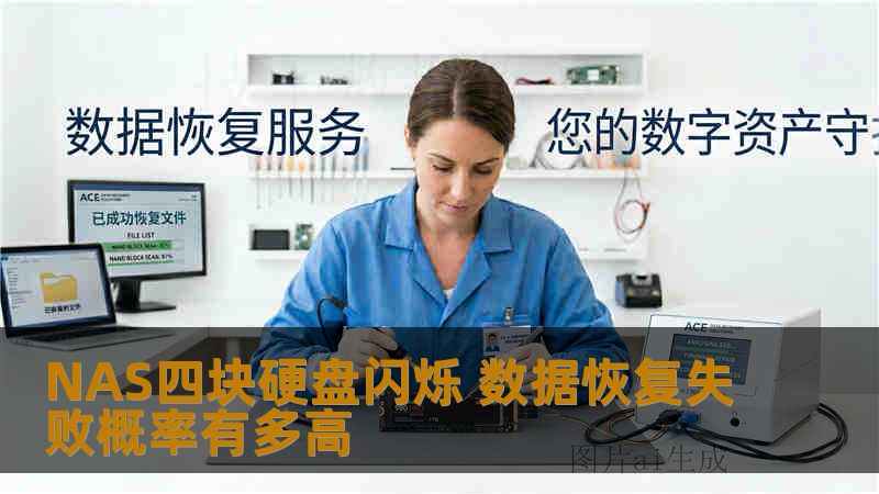 NAS四块硬盘闪烁 数据恢复失败概率有多高