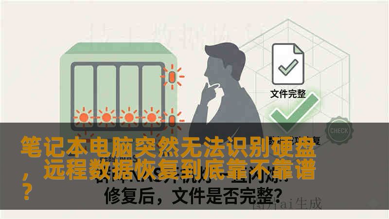 笔记本电脑突然无法识别硬盘,远程数据恢复到底靠不靠谱? 笔记本电脑突然无法识别硬盘,远程数据恢复到底靠不靠谱?
