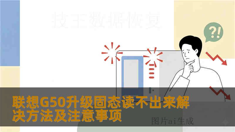 联想G50升级固态读不出来解决方法及注意事项