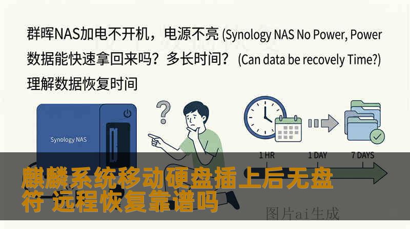 麒麟系统移动硬盘插上后无盘符 远程恢复靠谱吗