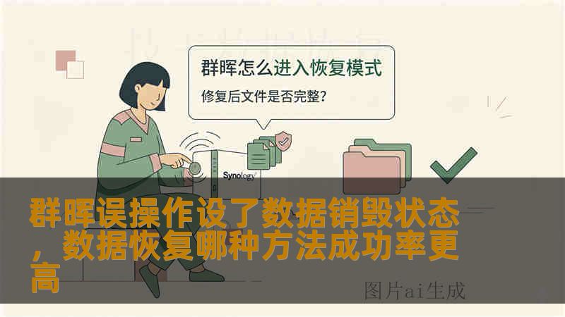 群晖误操作设了数据销毁状态，数据恢复哪种方法成功率更高