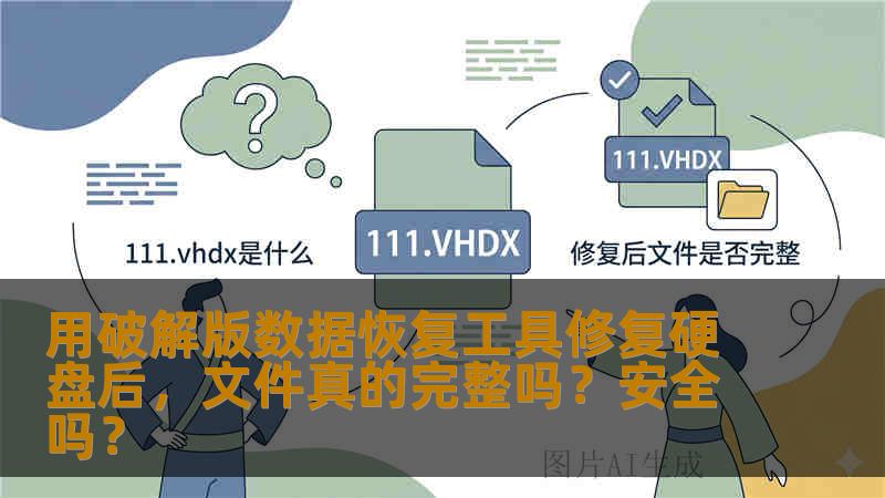 用破解版数据恢复工具修复硬盘后，文件真的完整吗？安全吗？