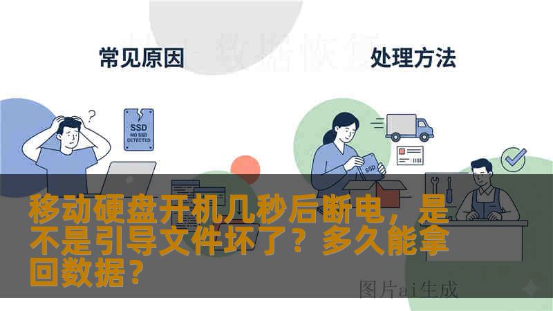 移动硬盘开机几秒后断电，是不是引导文件坏了？多久能拿回数据？
