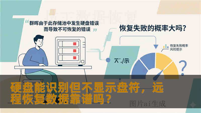 硬盘能识别但不显示盘符，远程恢复数据靠谱吗？