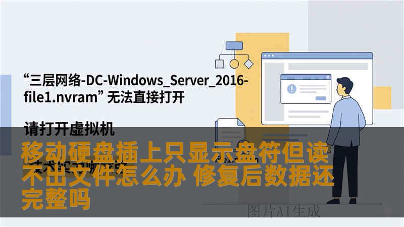 移动硬盘插上只显示盘符但读不出文件怎么办 修复后数据还完整吗