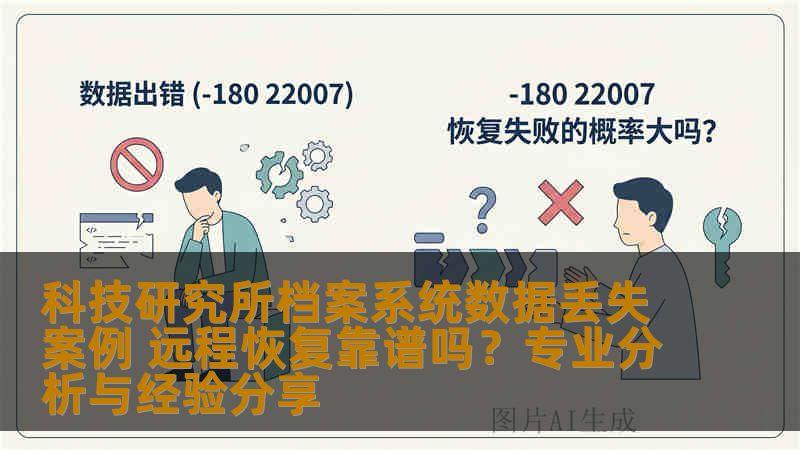 科技研究所档案系统数据丢失案例 远程恢复靠谱吗？专业分析与经验分享