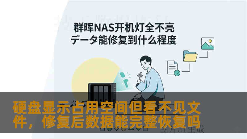 硬盘显示占用空间但看不见文件，修复后数据能完整恢复吗