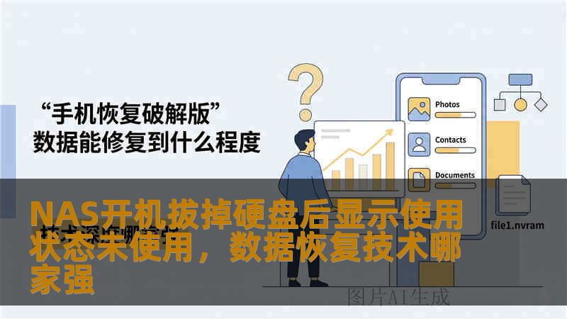 NAS开机拔掉硬盘后显示使用状态未使用，数据恢复技术哪家强