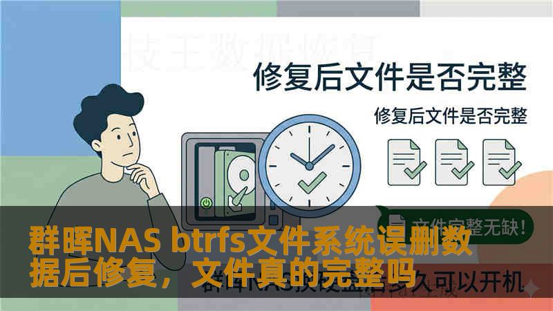 群晖NAS btrfs文件系统误删数据后修复，文件真的完整吗