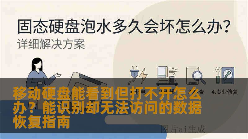 移动硬盘能看到但打不开怎么办？能识别却无法访问的数据恢复指南