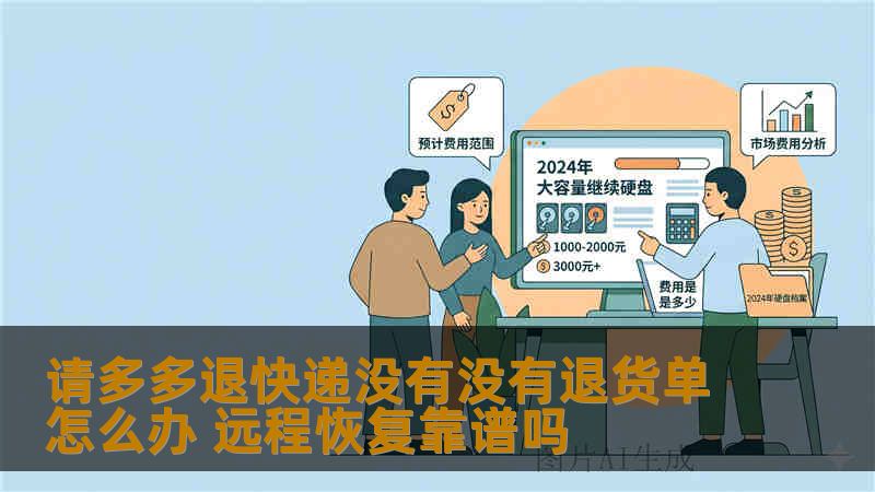 请多多退快递没有没有退货单怎么办 远程恢复靠谱吗
