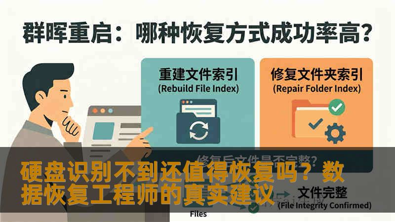 硬盘识别不到还值得恢复吗？数据恢复工程师的真实建议