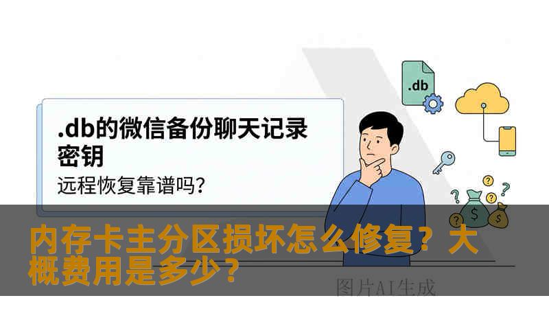 内存卡主分区损坏怎么修复？大概费用是多少？