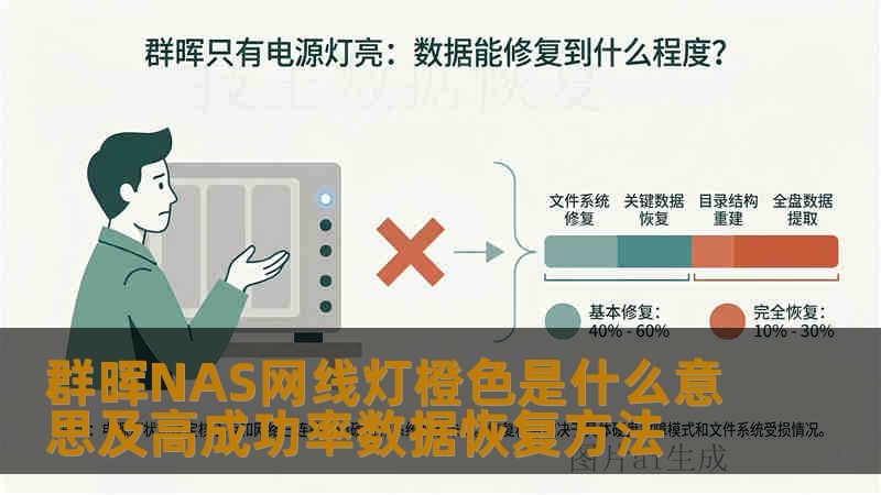 群晖NAS网线灯橙色是什么意思及高成功率数据恢复方法