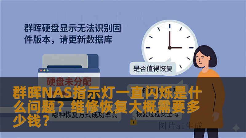 群晖NAS指示灯一直闪烁是什么问题？维修恢复大概需要多少钱？