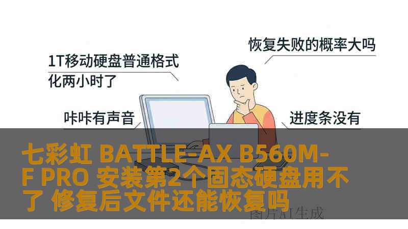 七彩虹 BATTLE-AX B560M-F PRO 安装第2个固态硬盘用不了 修复后文件还能恢复吗