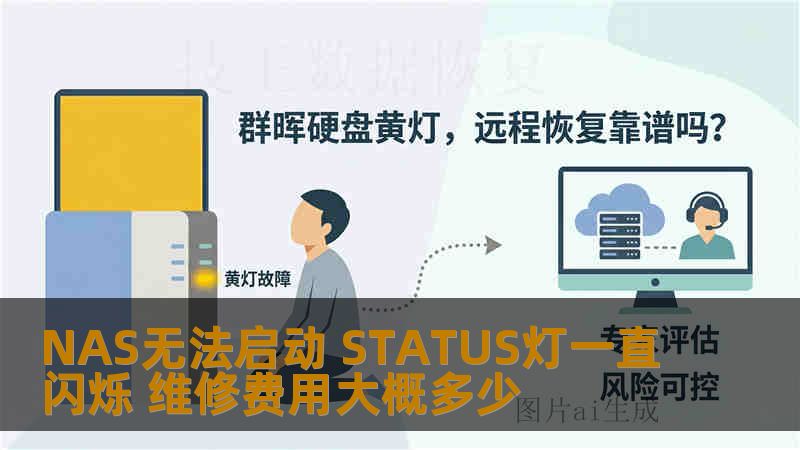 NAS无法启动 STATUS灯一直闪烁 维修费用大概多少