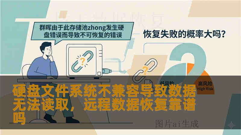 硬盘文件系统不兼容导致数据无法读取，远程数据恢复靠谱吗